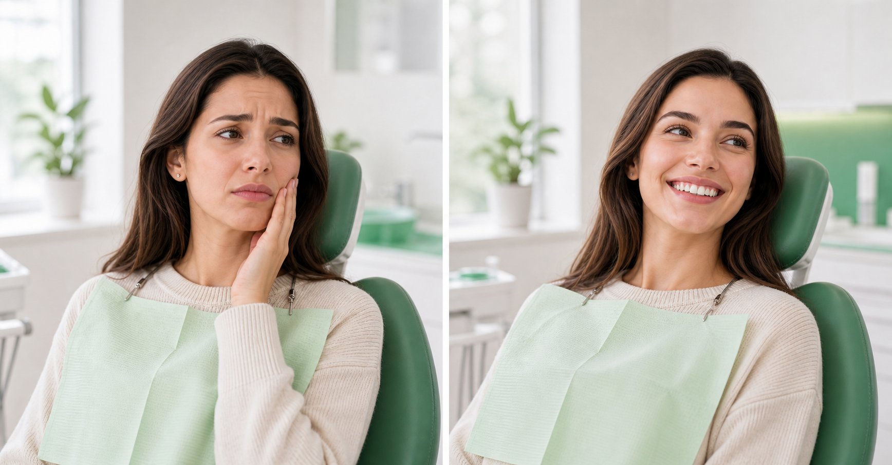 prima e dopo illustrativo endodonzia Salerno